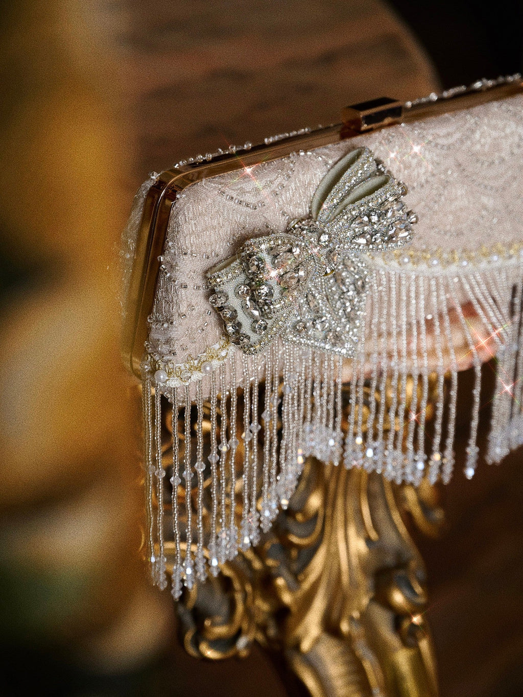 Slavic Heiress - Rhinestone Bow Lolita Handbag - image 4