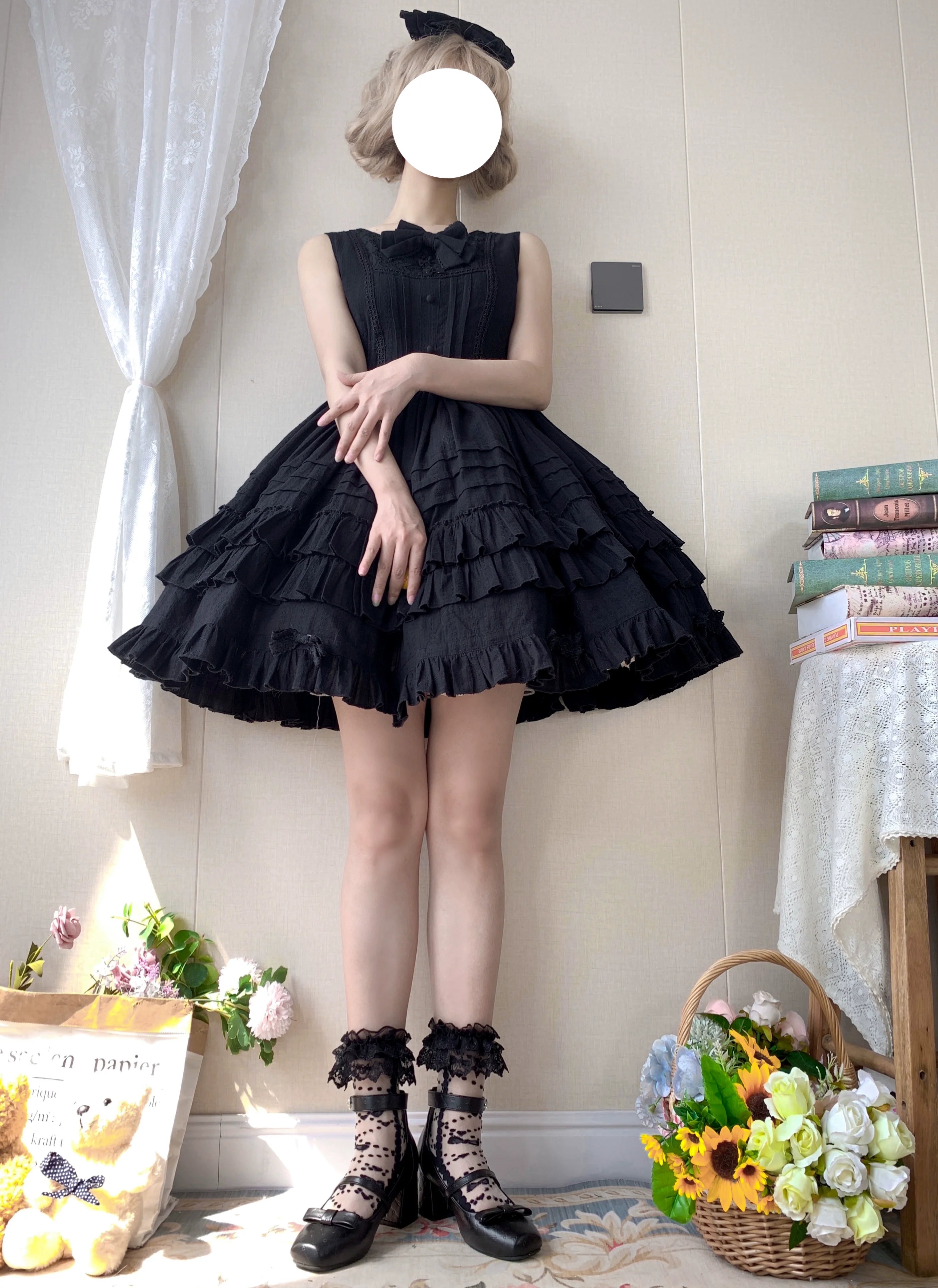 Elegant Lolita JSK Dress Solid Color JSK - image 11