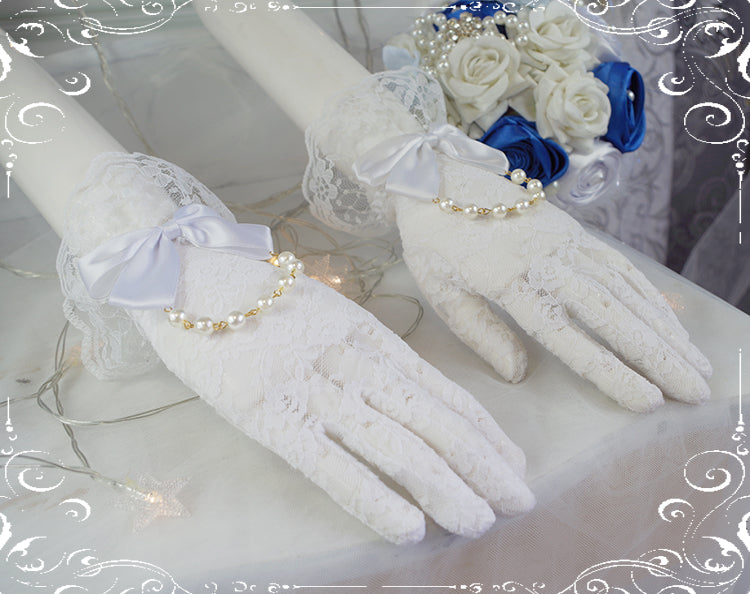 Fate Quartet Gothic Bridal Lolita JSK Dress - image 42