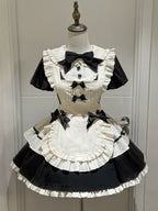 Maidette - Halloween Maid Lolita Apron OP Dress - image 1