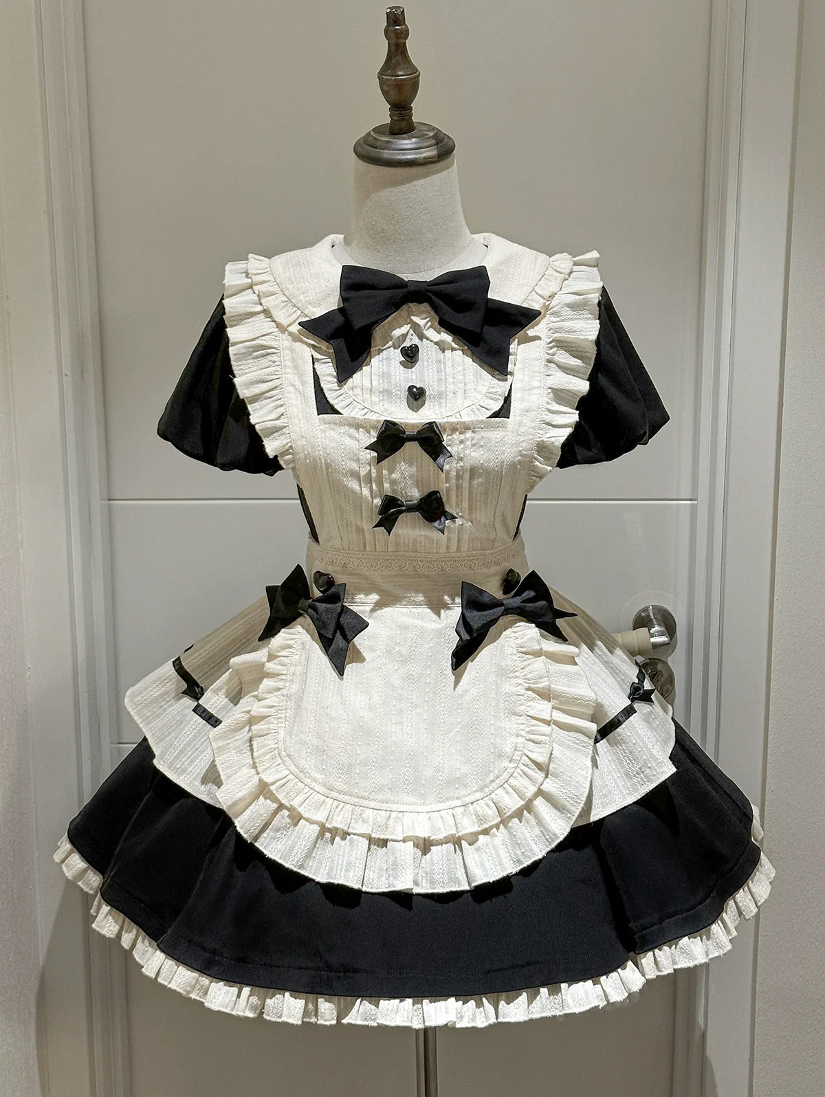 Maidette - Halloween Maid Lolita Apron OP Dress - image 1
