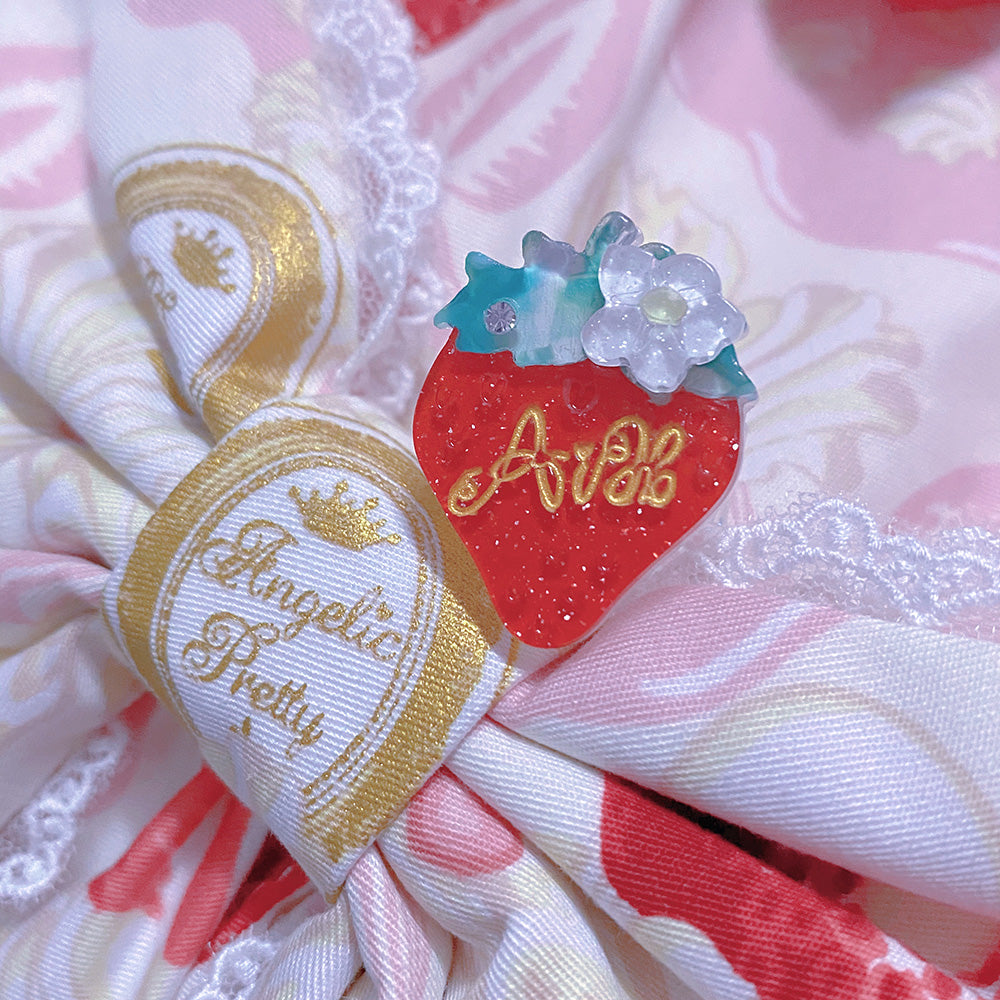 Sweet Lolita Strawberry Necklaces, Rings, Hair Clips and Brooches - image 18
