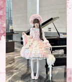 Sakura Love - Gorgeous Doll-like Lolita Dress Suit, Tiered Skirt - image 9