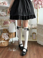 Sweet Lolita Socks With Lace & Bow Details - image 15