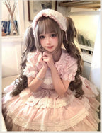 Otome Heart Cotton Old School Lolita JSK Dress Suit and Accessories - image 34