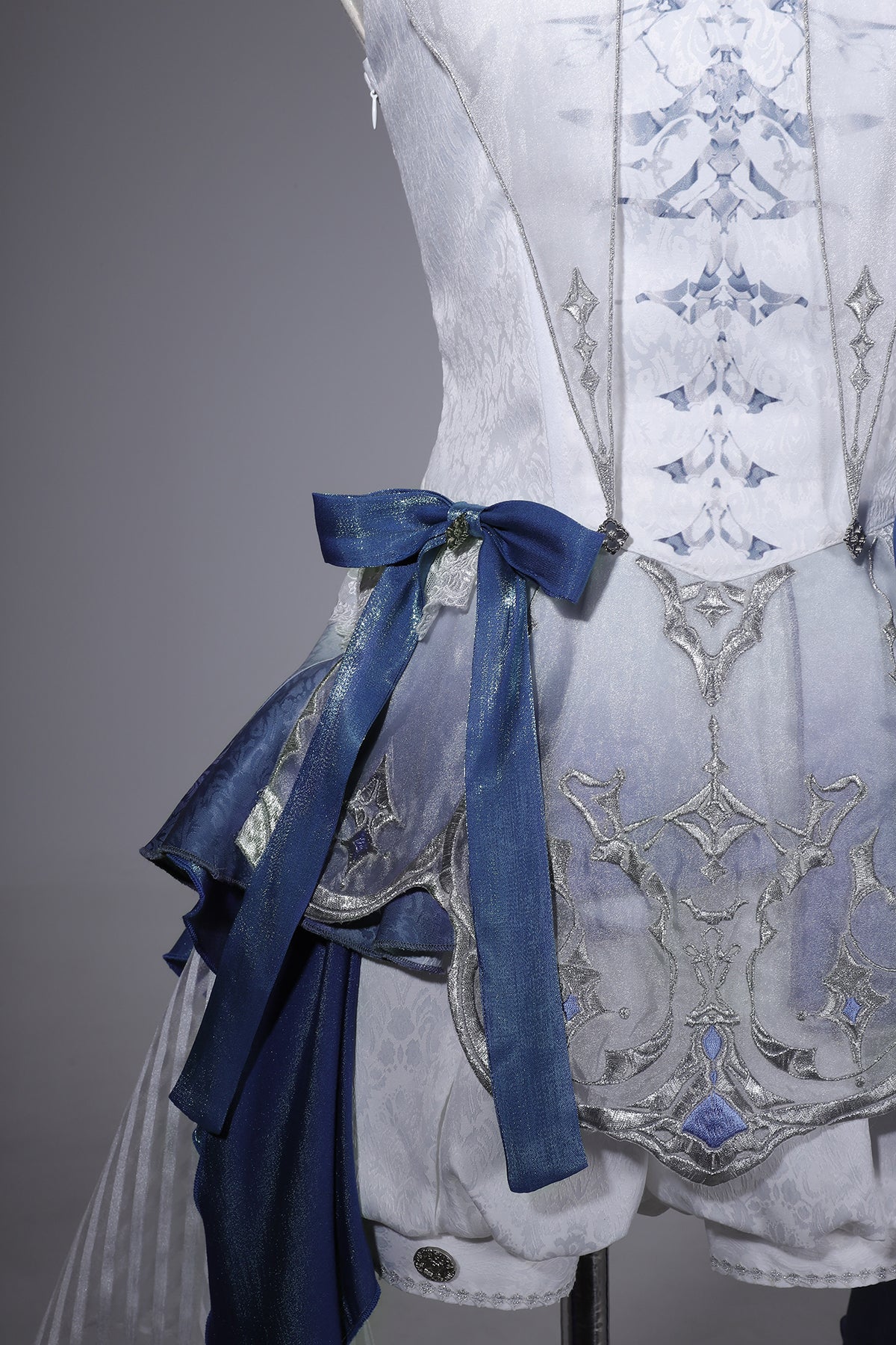 Blue Dragon Bone Ouji Lolita Shorts Suit with Trailing - image 14