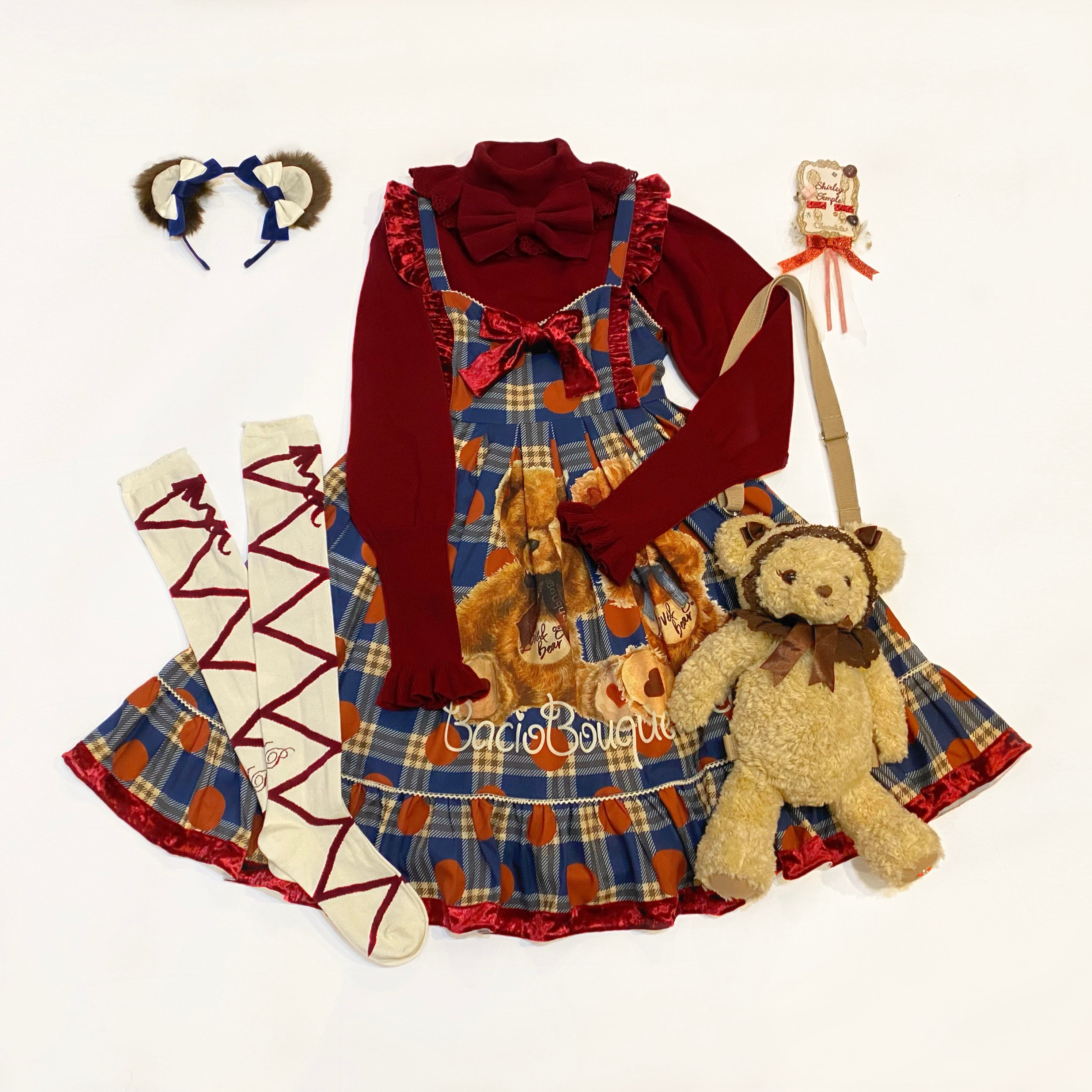 Sweet Lolita Woolen Sweater Multicolors - image 3
