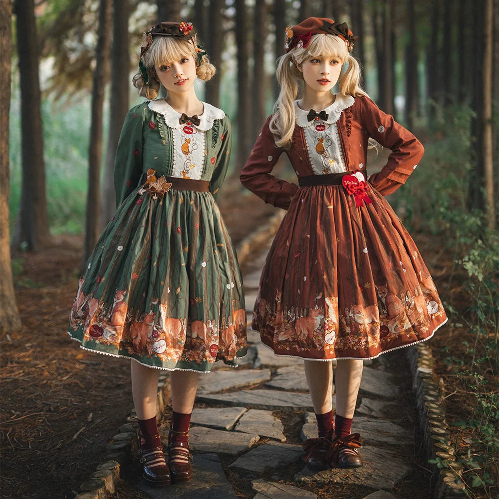 Chuby Box in the Forest - Elegant Lolita Necklace Brooch KC Beret Accessories - image 11