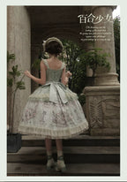 Lily Maiden - Classic Lolita JSK Dress, Lily Embroidery and Accessories - image 12
