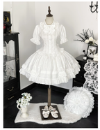 Praying Snowfall Old School Lolita Skirt Suit, Shirt and Cape - image 12