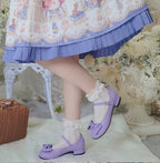 Kawaii Lolita Bow Falt Shoes - image 17