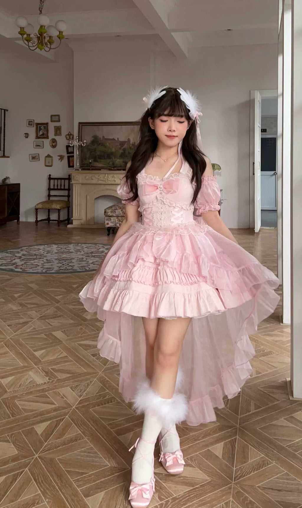 Rose Tale - Sweet Lolita Accessories Summer Trailing Short Sleeves KC - image 1