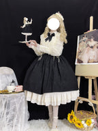 The Heart of the Rose - Elegant Retro Lolita Skirt High Waist SK Blouse - image 1