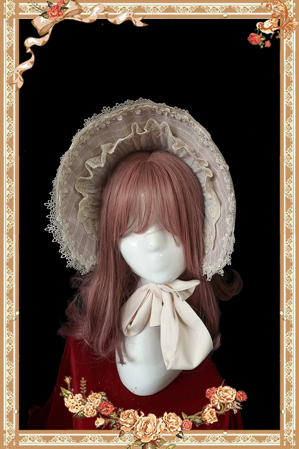 Sweet Lolita Accessories Bonnet KC Socks Beret - image 32