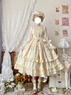 Lilianne Elegant Lolita Ruffled Hem JSK Dress - image 6