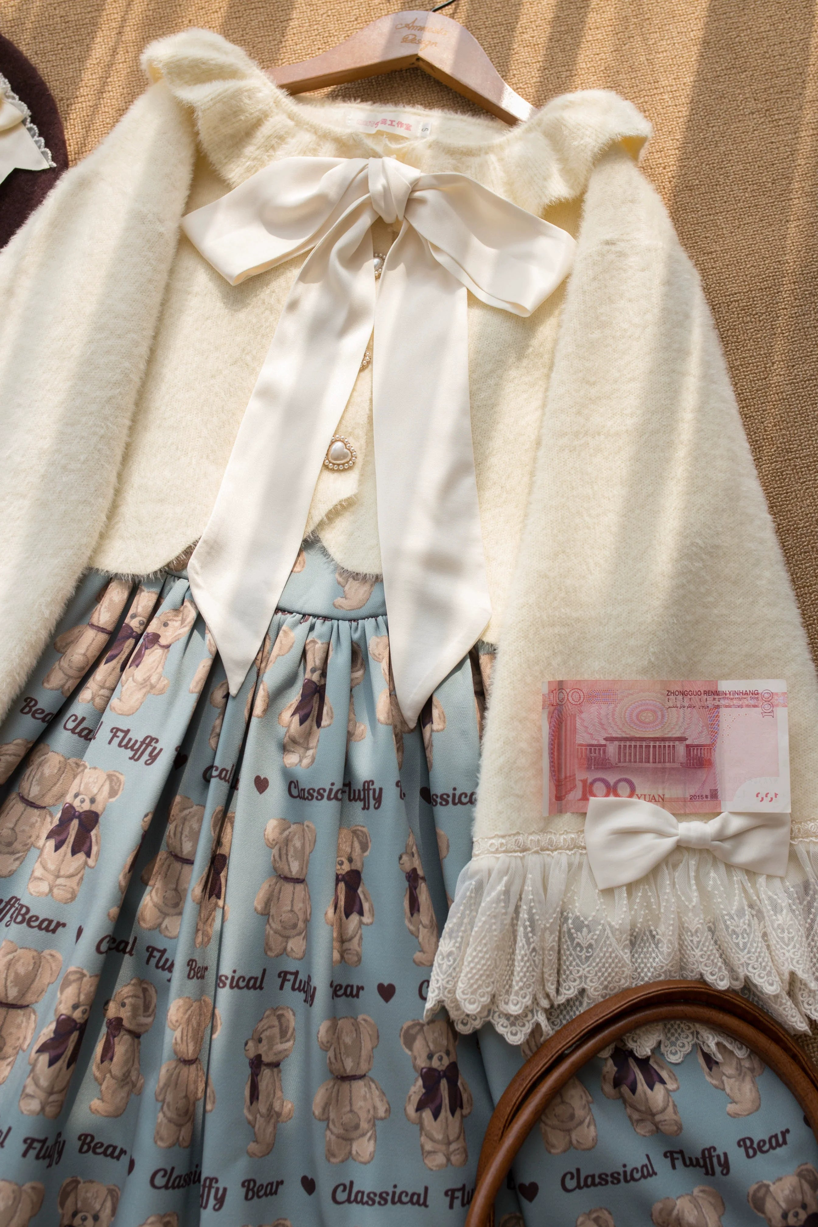 Qian's Letter - Sweet Lolita Winter Cardigan Sweater - image 13