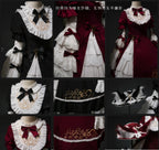 Sewing Magic Cat - Classic Lolita Six-Panel OP Dress with Embroidery and Accessories - image 11