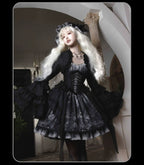 Bone-Eroded Butterfly - Gothic Lolita JSK & SK Set - image 1