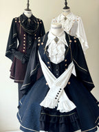 Fallen Moon Code - Retro Military Lolita Vest, Skirt and Pants Collection - image 1