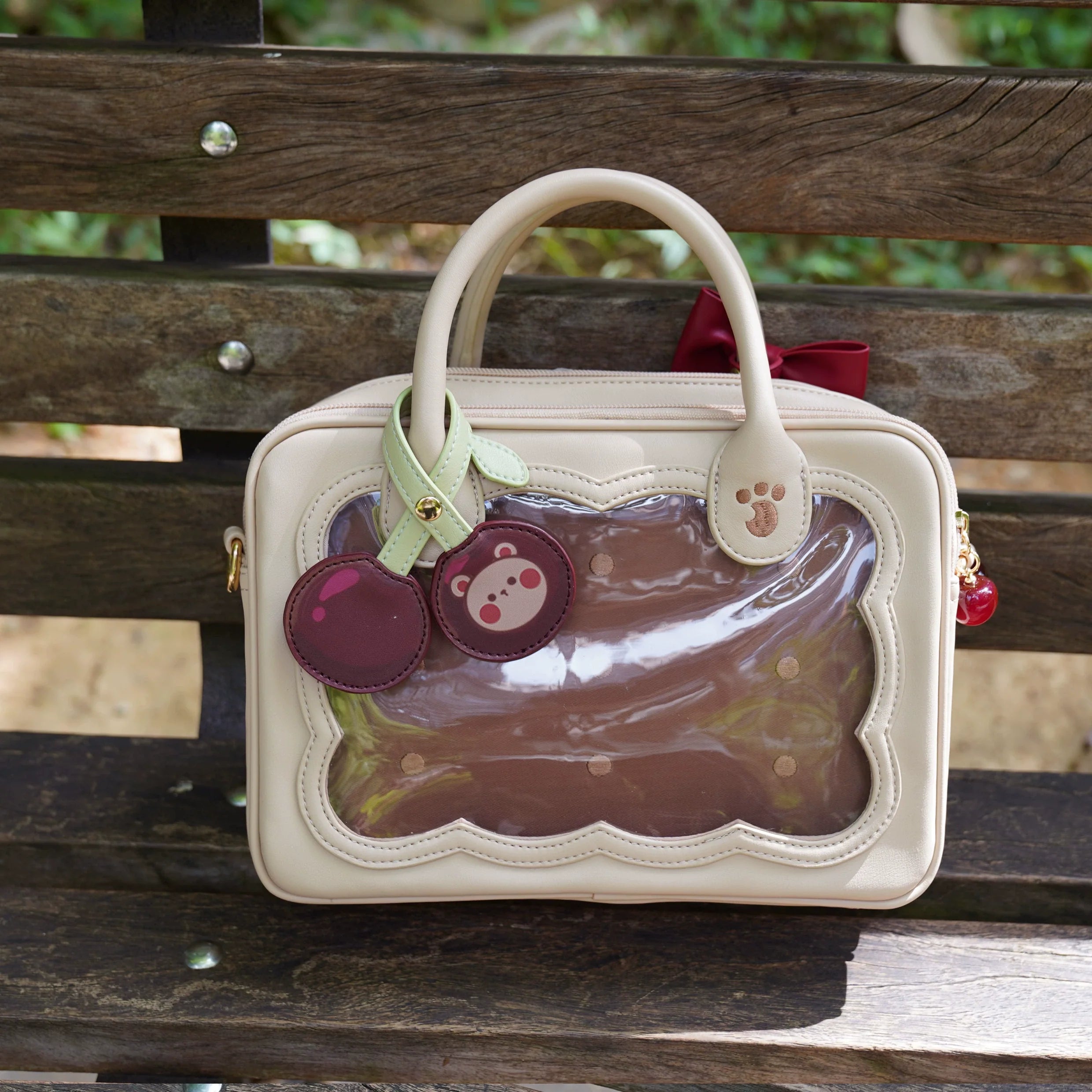 Kawaii Lolita Bag Cherry Biscuit Shoulder Crossbody Handbag - image 42