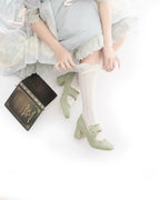 Heidi Manor - Classic Lolita Chunky Heels with Cutout Trims - image 12