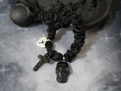 Strange Sugar Gothic Skull Spider Lolita Hairband - image 14