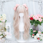 Soft Soft - Daily Lolita Long Curly Pink Wig - image 5