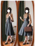 Forest Corridor - Classic Lolita Bust Supporting JSK, Waisted Shirt - image 14