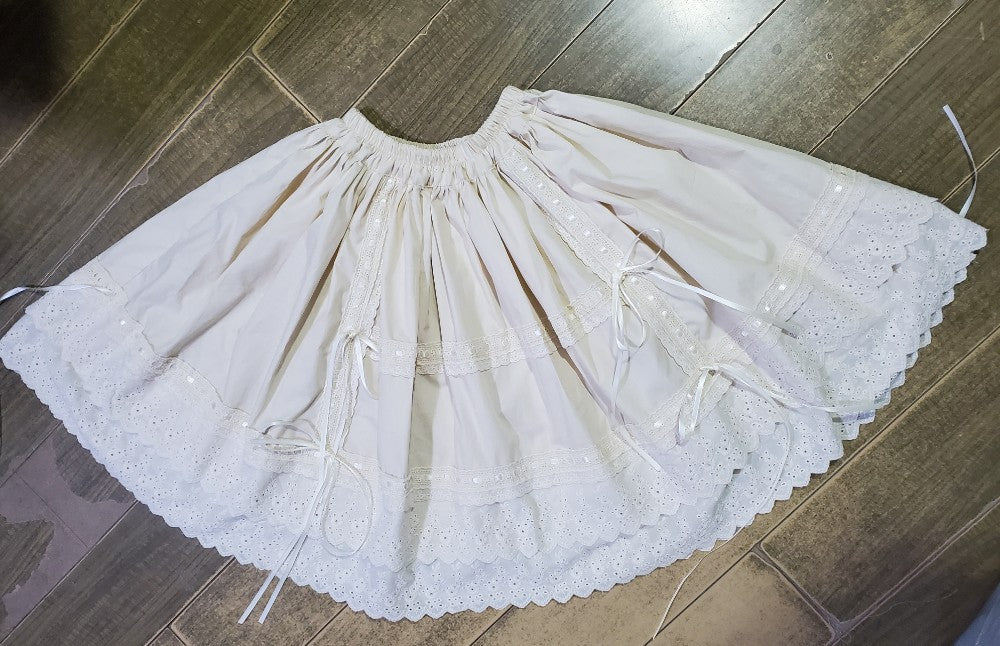 Cotton Embroidery Lolita Petticoat Underskirt - image 2