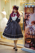 Rose Silhouette - Vintage Classic Lolita OP - image 17