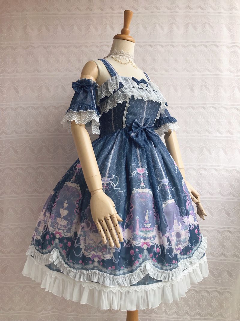 Unicorn's Secret Garden Summer Lolita JSK Dress - image 9