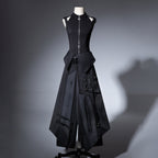 Nightblade Black Ouji Lolita Apron Pants Suit - image 11