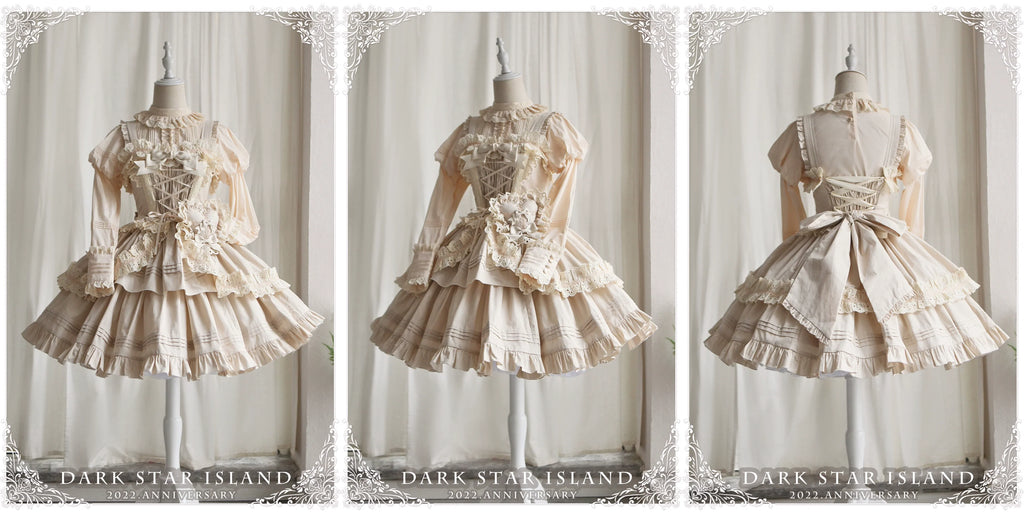 Halloween Gothic Lolita Short JSK Dress - image 11