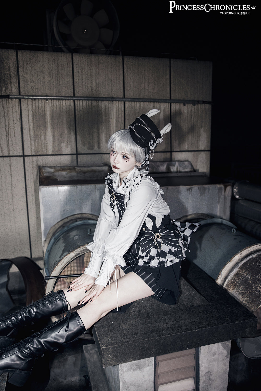 Rabbit Theater Chessboard Ouji Fashion Shirt Set - image 42