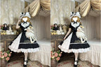 Sewing Magic Cat - Classic Lolita Six-Panel OP Dress with Embroidery and Accessories - image 17