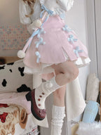 Winter Lolita Boots Fur Mary Jane Lolita Low Heel Shoes - image 20