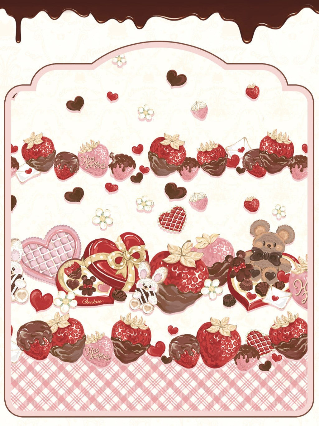 Peach Berry Charm - Sweet Lolita OP Dress and Accessories - image 6