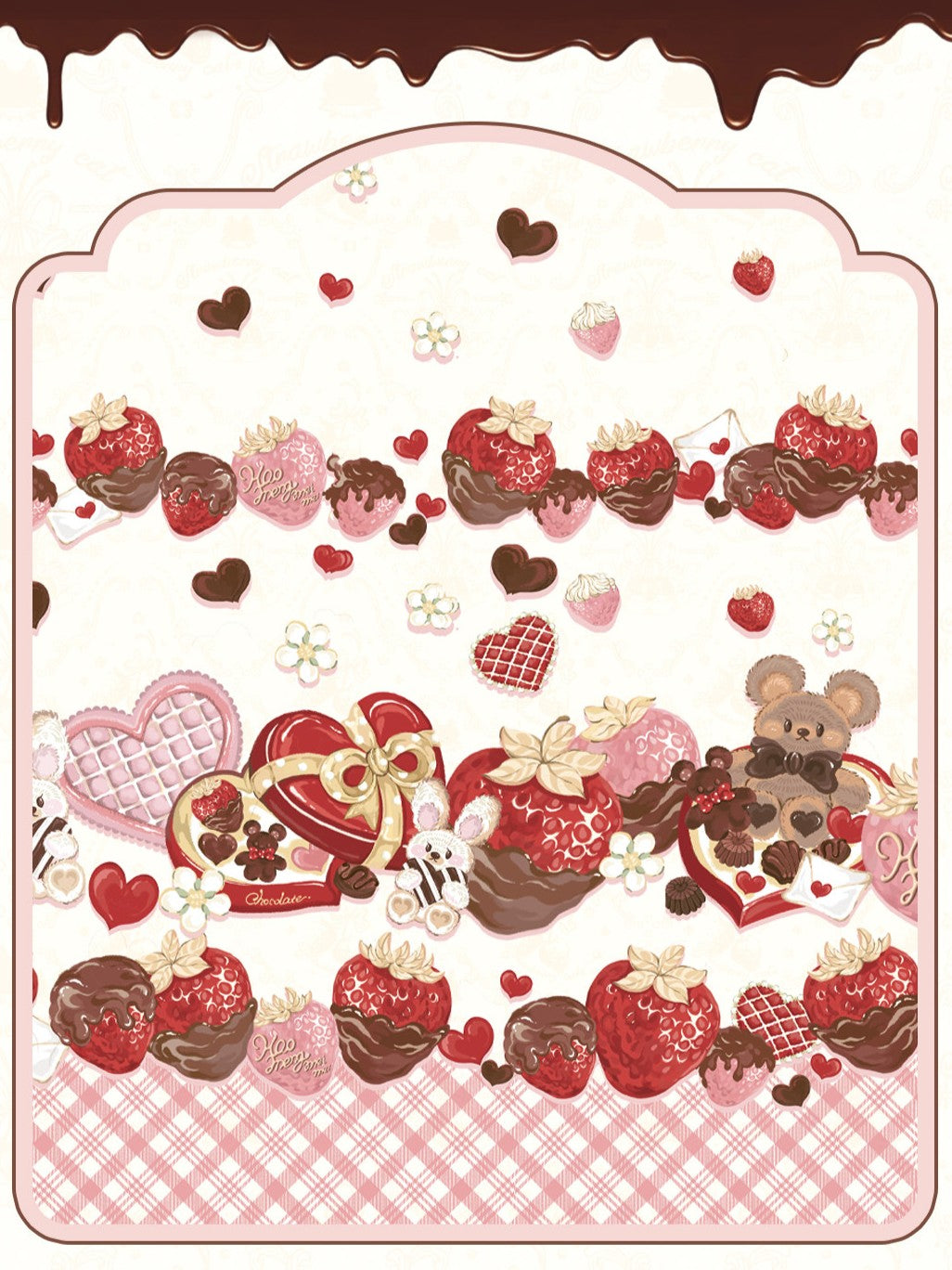 Peach Berry Charm - Sweet Lolita OP Dress and Accessories - image 6