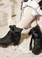 Lady Incognita - Retro Lolita Ankle Boots, Size Zipper - image 14