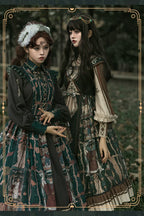 Tarot - Elegant Lolita Dress Classicl Court Style Lolita OP Salopette - image 2