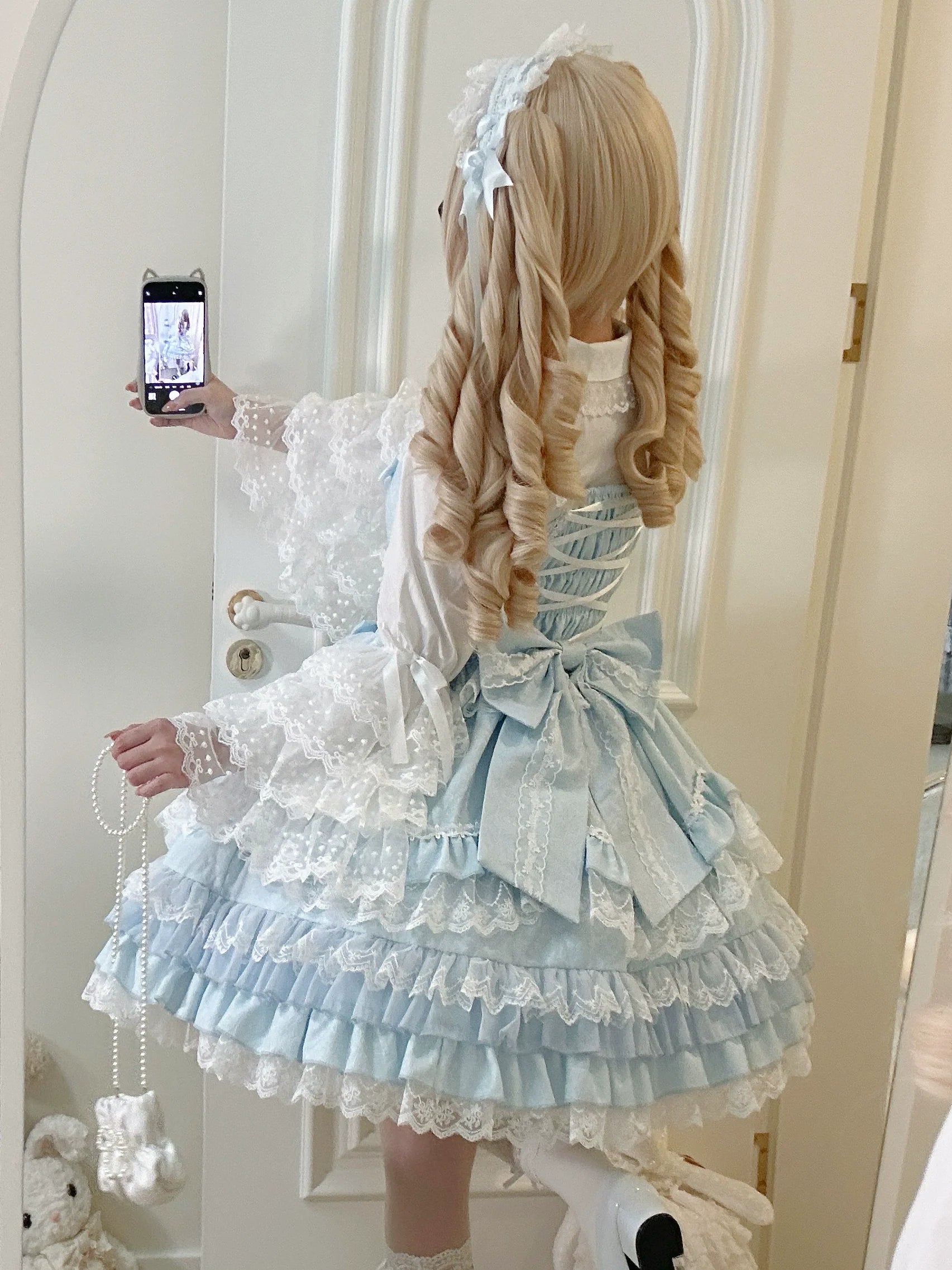 Flower Ode - Doll-like Sweet Lolita Jumper Dress - image 17