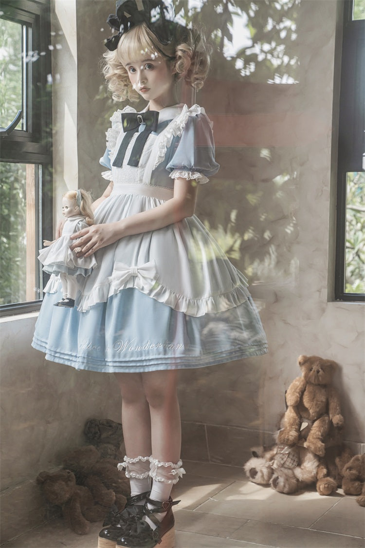 Sweet Alice - Short Sleeves Maid Lolita OP - image 27