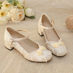 Huaiyu Yana Han Lolita Chunky Heel Shoes - image 13