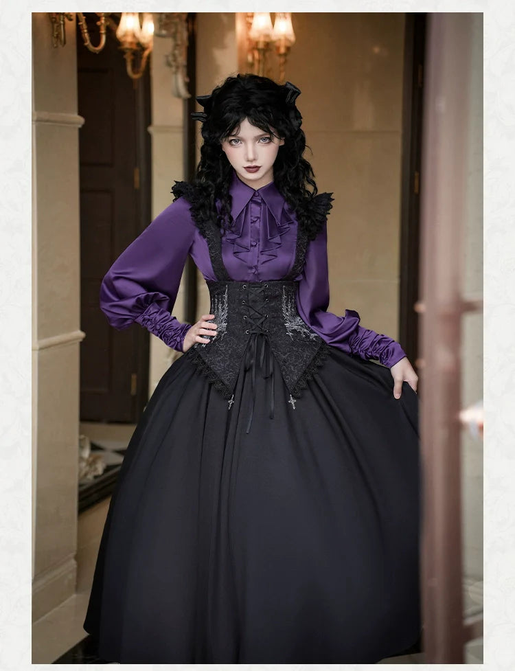 Thorny Night Gothic Lolita Bust-Support JSK - image 10