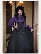 Thorny Night Gothic Lolita Bust-Support JSK - image 10