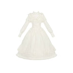Winter Island Memory - Elegant Lolita Winter Coat & OP Dress Set - image 38