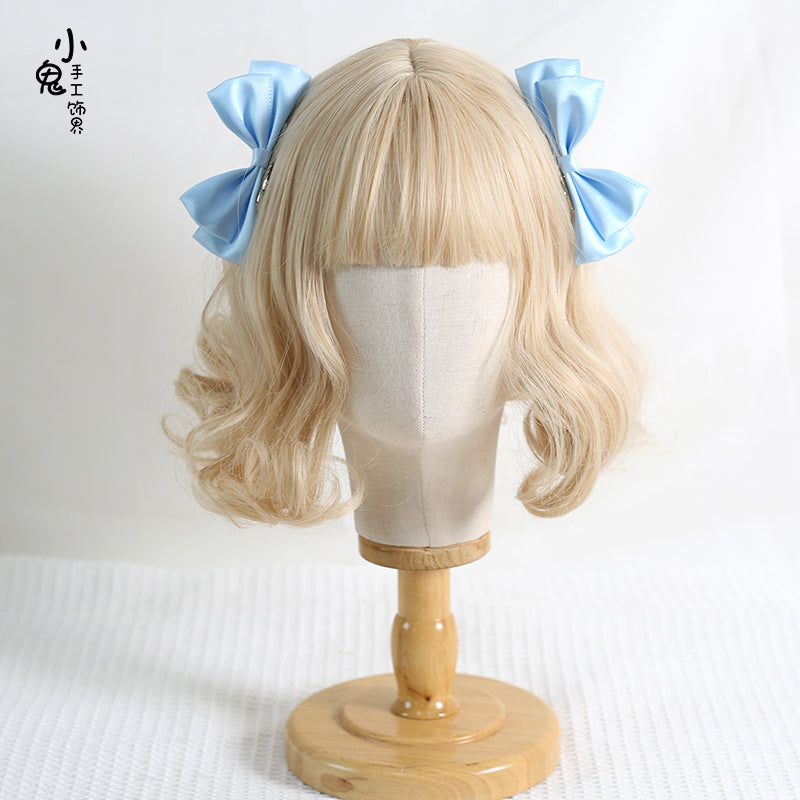 Sweet Lolita Ponytail Bow Hair Clips - image 4