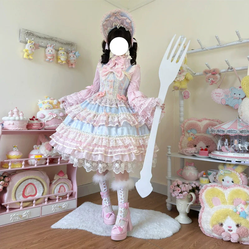 Star Love Song - Wedding Sweet Lolita JSK Suit Doll-like Dress - image 10