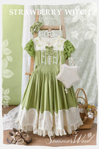 Summer Breeze - Sweet Lolita OP Embroidery Daily Lolita Dress - image 5