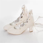 Forbidden Dance Velvet Lolita Shoes with Lace-Up Straps - image 18